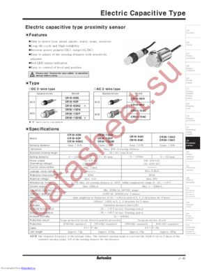 CR18-8DP datasheet  