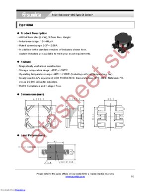 CR43NP-2R7MC datasheet  