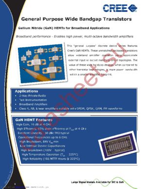 CGH40010P datasheet  