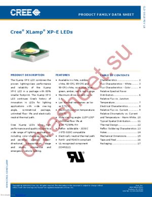 XPEGRN-L1-R250-00E02 datasheet  