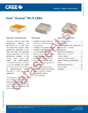 MLEGRN-A1-0000-000X01 datasheet  