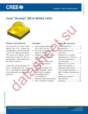 XBDAWT-00-0000-00000LAE7 datasheet  