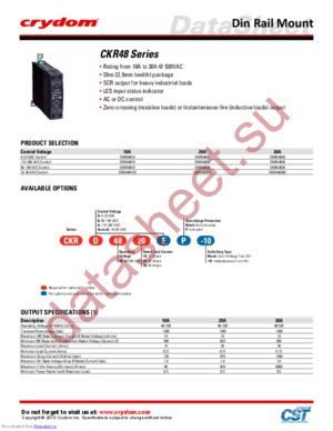 CKRB4810-10 datasheet  