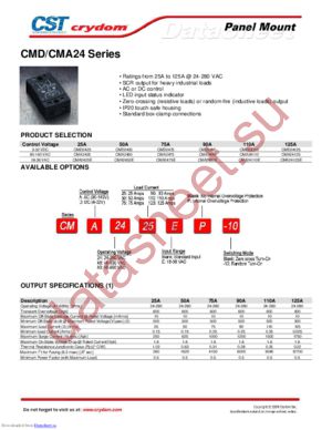 CMA2450-10 datasheet  