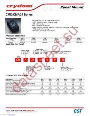 CMA2490-10 datasheet  