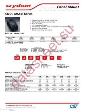 CMA4875E datasheet  