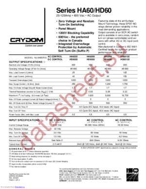 HA6050E-10 datasheet  