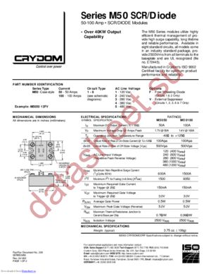 M5010014 datasheet  