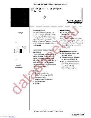 1.5KE7.5AT datasheet  