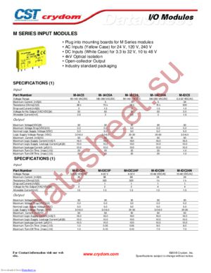 M-IAC5 datasheet  