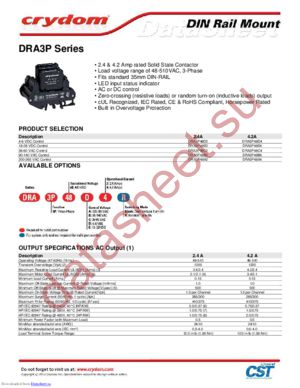 DRA3P48B4 datasheet  