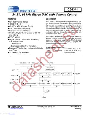 CS4341_05 datasheet  