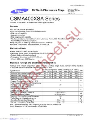 CSMA4007SA datasheet  