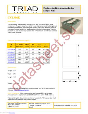 CST306K datasheet  