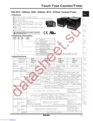 CT6S-24VDC datasheet  