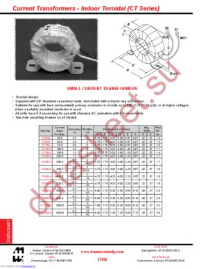 CT1200A datasheet  