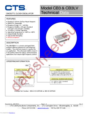 CB3-3C-8M0000-T datasheet  