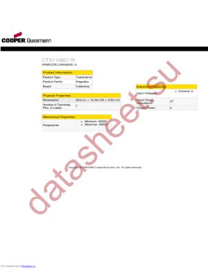 CTX210409 datasheet  