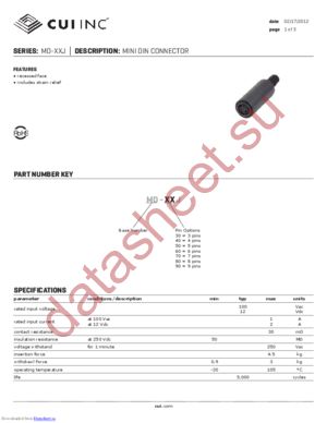 MD-30J datasheet  