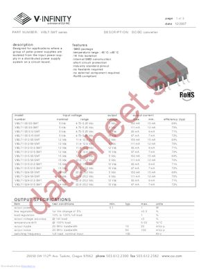 VIBLT1-S5-S15-SMT datasheet  