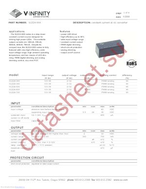 VLD24-500 datasheet  