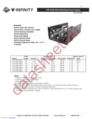 VPF-S300-05R datasheet  