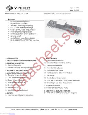 VPOL16A-12-SIP datasheet  