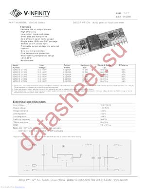 VSNS10 datasheet  