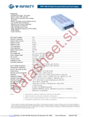 VSP-100-24 datasheet  