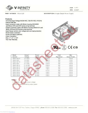 VSUU-120-7.5 datasheet  