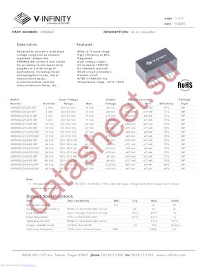 VWRAS2-D5-D5-SIP datasheet  