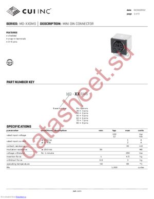 MD50SMS datasheet  