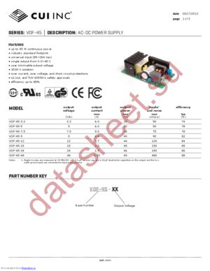 VOF-45-33 datasheet  