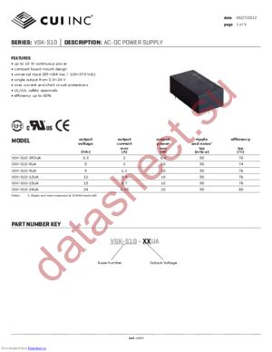 VSK-S10-12UA datasheet  