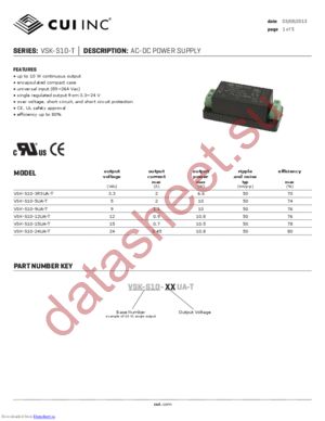 VSK-S10-9UA-T datasheet  