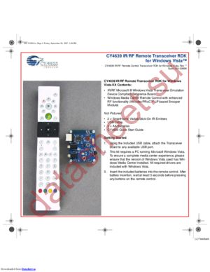 CY4639 datasheet  