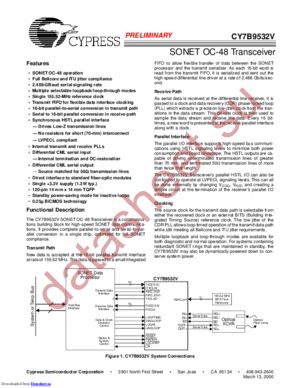 CY7B9532-AC datasheet  