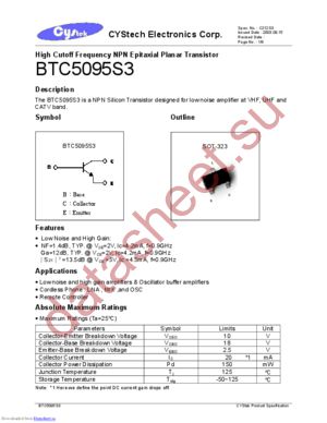 BTC5095S3 datasheet  