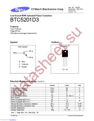 BTC5201D3 datasheet  