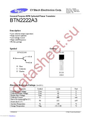 BTC2411S3 datasheet  