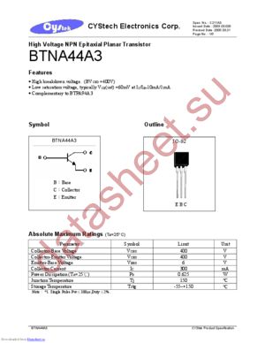 BTC5201I3 datasheet  