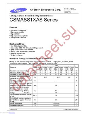 CSMASS1XAS datasheet  