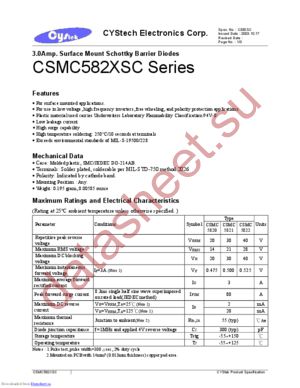 CSMC582XSC datasheet  