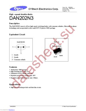 DAN202N3 datasheet  