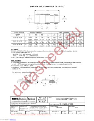 D-101-00 datasheet  