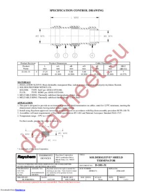 D-101-31 datasheet  