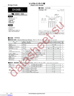 D10XB60-7100 datasheet  