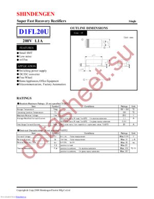 D1FL20U-4073 datasheet  