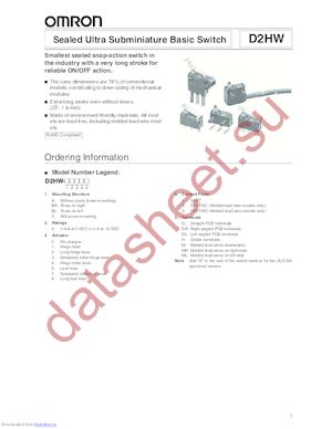 D2HW-C273MRS datasheet  