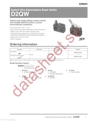 D2QW-C073H datasheet  